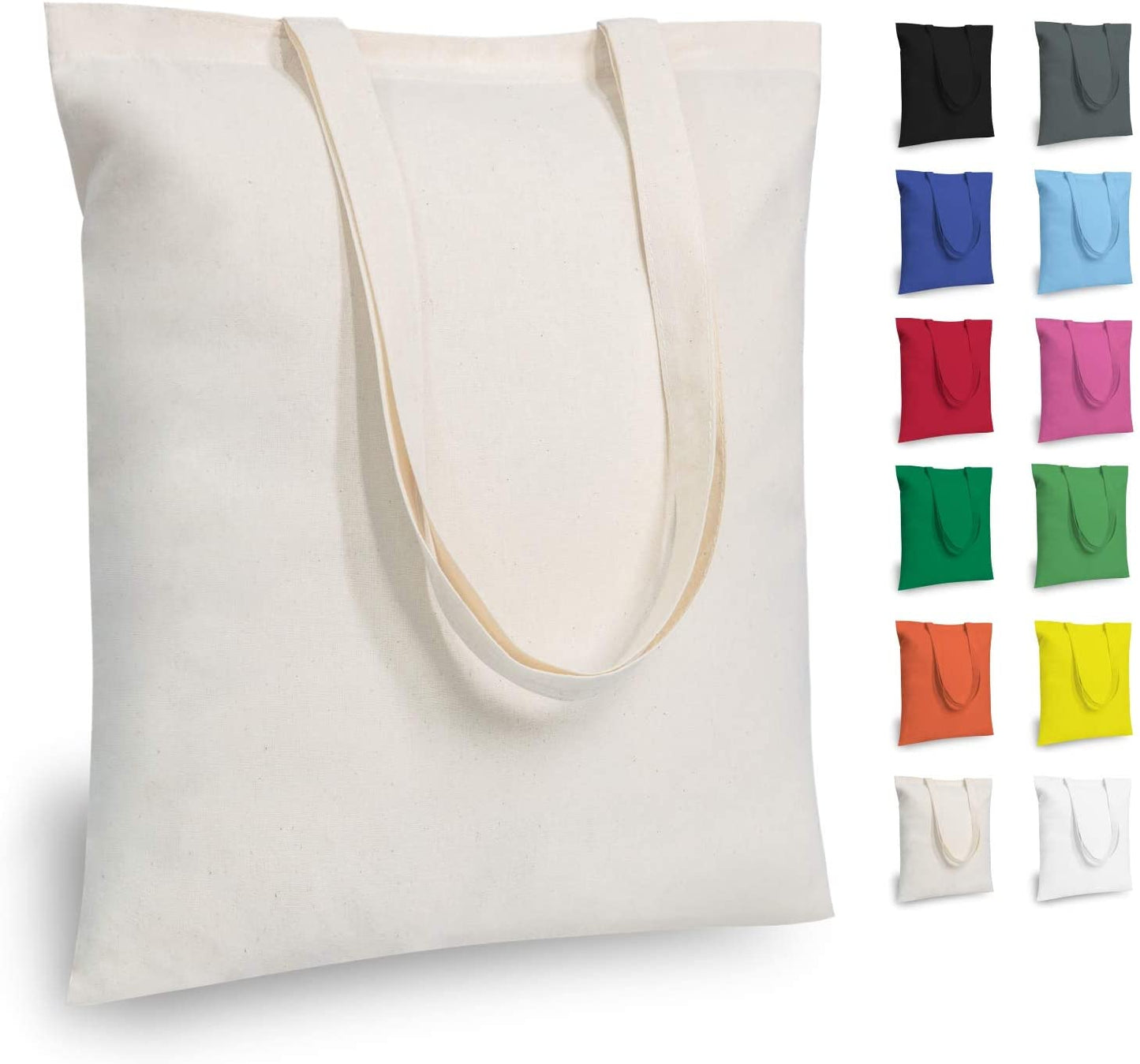 Custom Design Blank Promotional Cotton Canvas Tote Bags SB-001