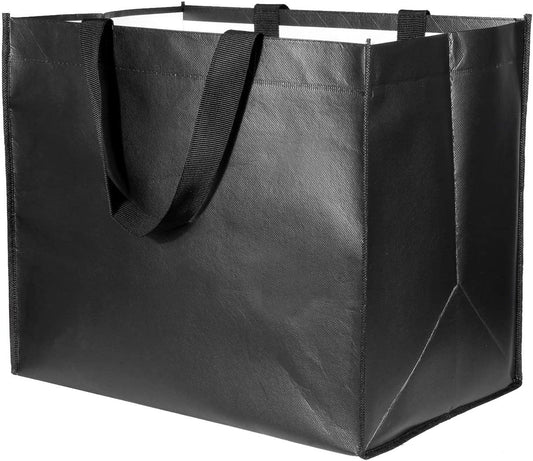 Large Reusable Grocery Bags Heavy Duty, Reinforced Handles with X Stitching Hold 50 lbs, Durable Shopping SB-007