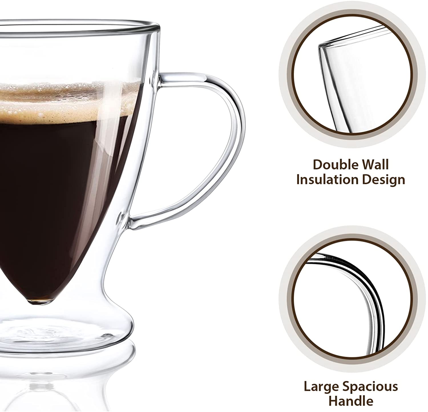 Double Walled Cups (5 oz / 150 ml) GLA-008 – ZHONGXIN