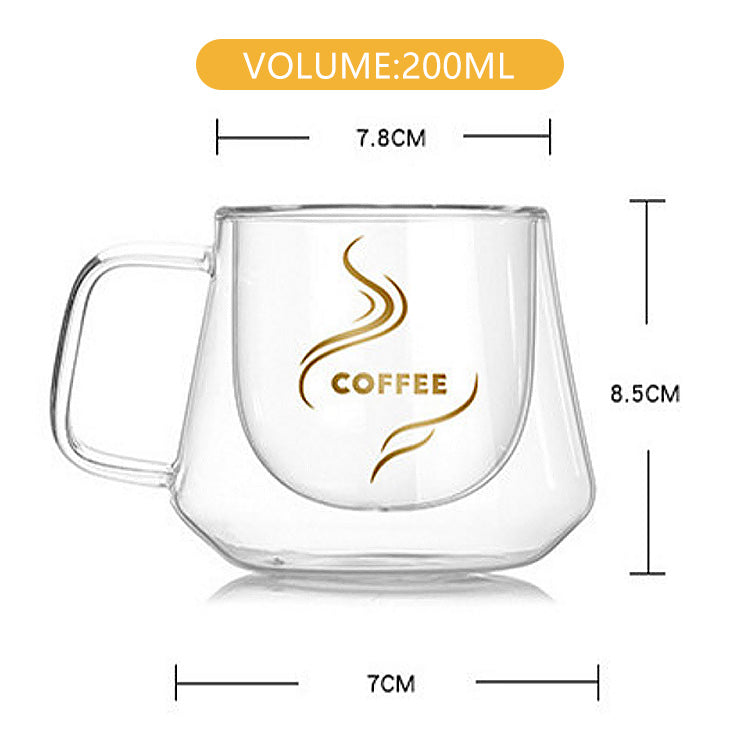 Cartoon Double Layer Borosilicate Glass Mug – Incense to Zen