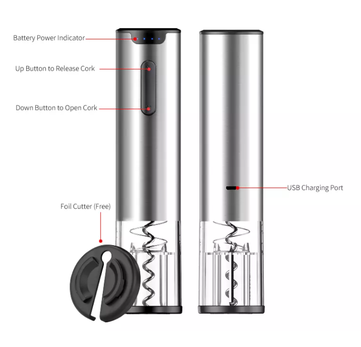 Rechargeable 72dB Voice Metal Bottle Opener high quality WO-002