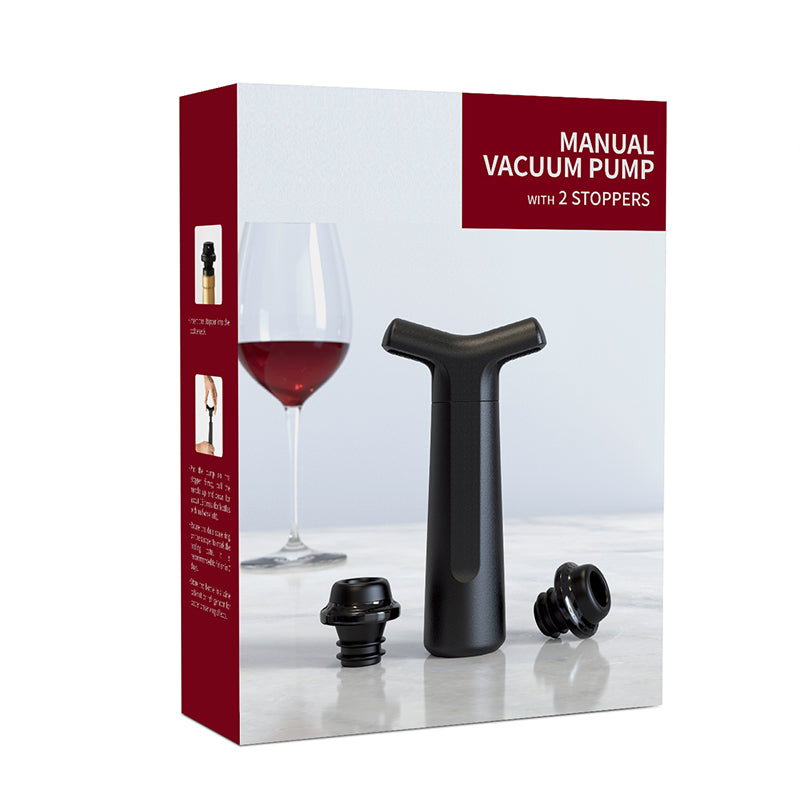 Direct Manufacturer Cheap Wine Saver Vacuum 2 Pump Bottle Stoppers Wine Accessories WS-006